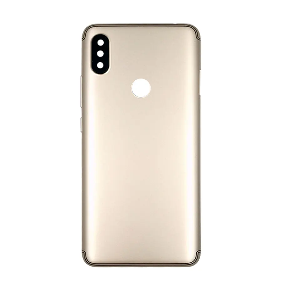 Чехол для батареи S2 для Xiaomi Redmi S2, чехол для задней двери, корпус для батареи, задняя крышка для корпуса+ стеклянная рамка для объектива - Цвет: Gold