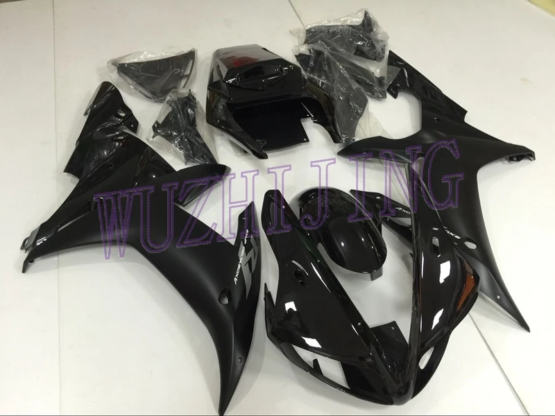 Кузов YZF R1 03 Пластик Обтекатели для Yamaha YZFR1 2002 черный Обтекатели YZF1000 R1 2002-2003
