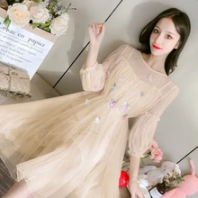 Летние сетчатые Детские платья для девочек, платье с цветочным принтом и бабочкой для девочек на свадьбу, платье для подростков, Vestidos, винтажное детское платье для девочек