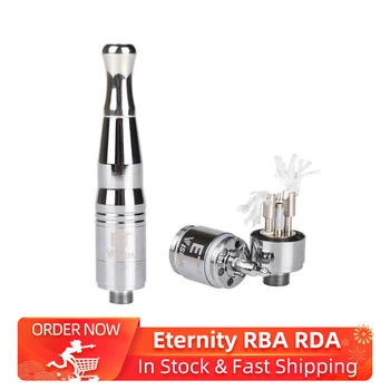 

Original Vision Eternity RBA RDA Tank 22mm highly polished DIY Rebuildable Dripping Atomizer EGO Battery For 510 Thread