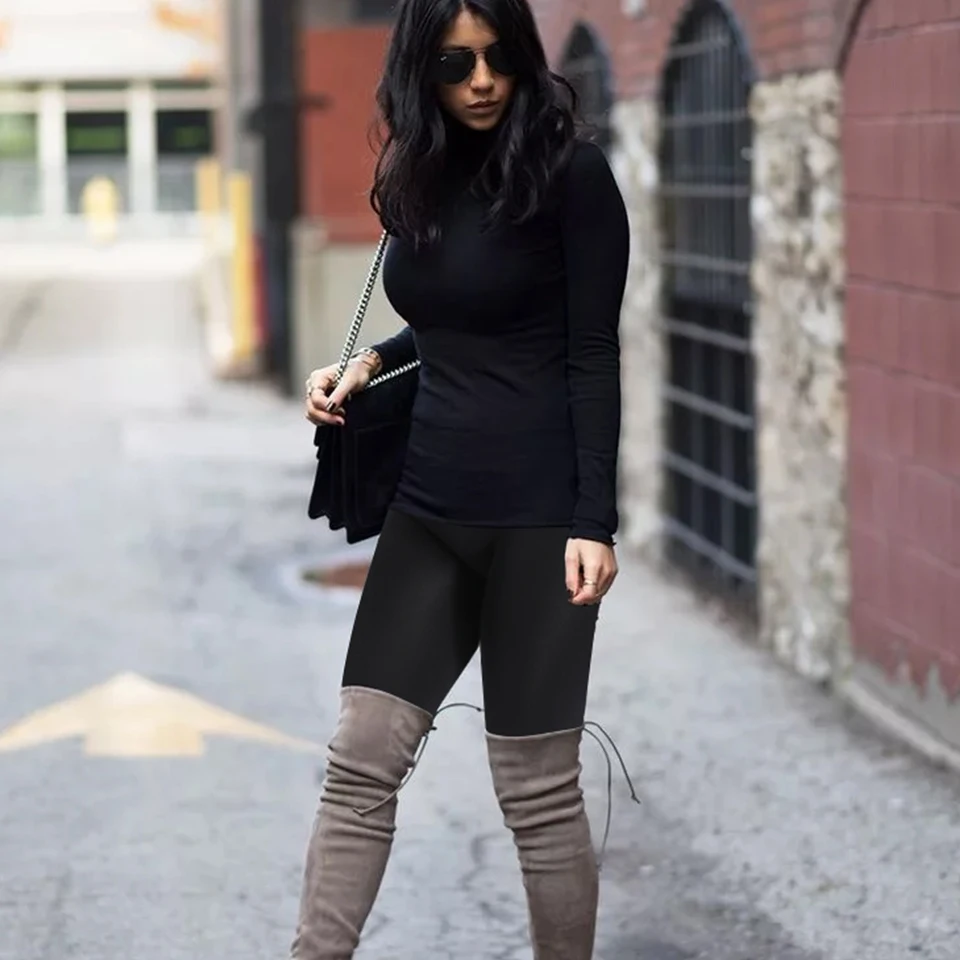 Leggings Women Slimming Pants High 