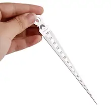 1-15 мм конус Калибр Нержавеющая сталь щупа метрических щель отверстие измерительный инструмент