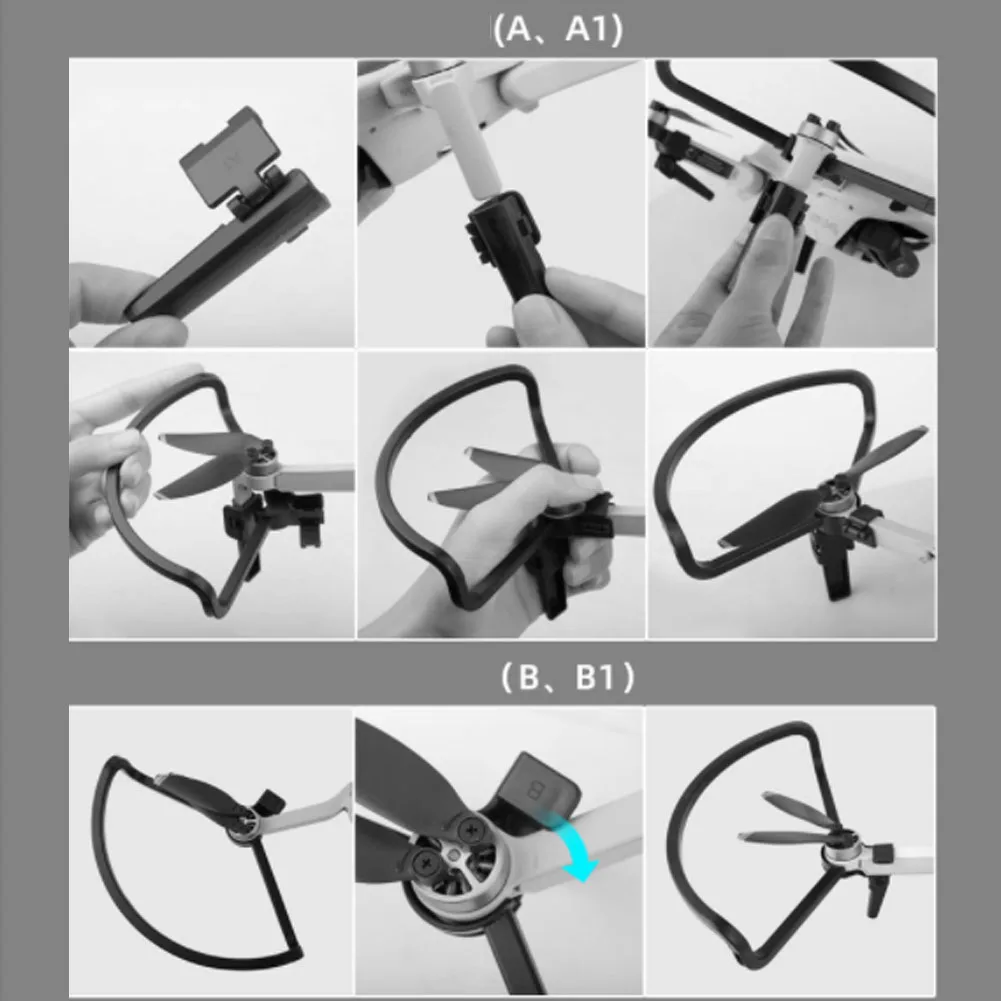 Увеличенное кольцо для предотвращения столкновений, запасная часть, Дрон, Быстроразъемное шасси, пропеллер, защита, набор, защита для DJI Mavic Mini