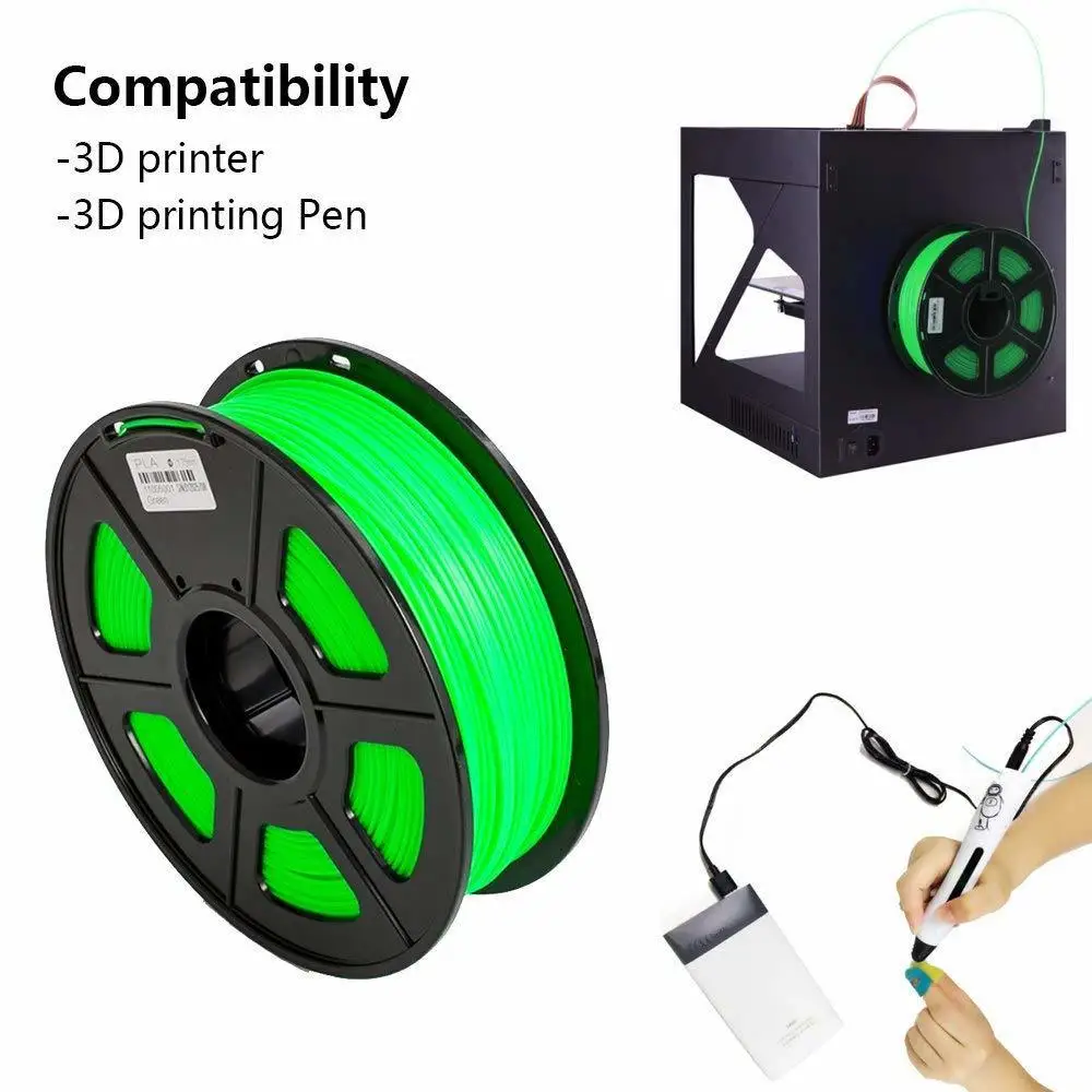 

6 Colors ABS+ 3D Filament For 3D Printer Can Print Electronic Automobile Structure 1.75mm Filament ABS+ High Temperature 2.2LBS