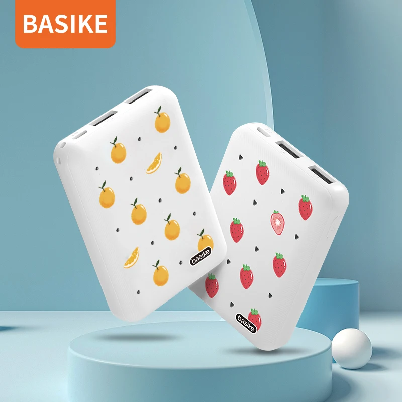 BASIKE Mini Power Bank 10000mAh Portable External Battery Fast Charge Bateria Spare battery Poverbank for Smartphone | Мобильные