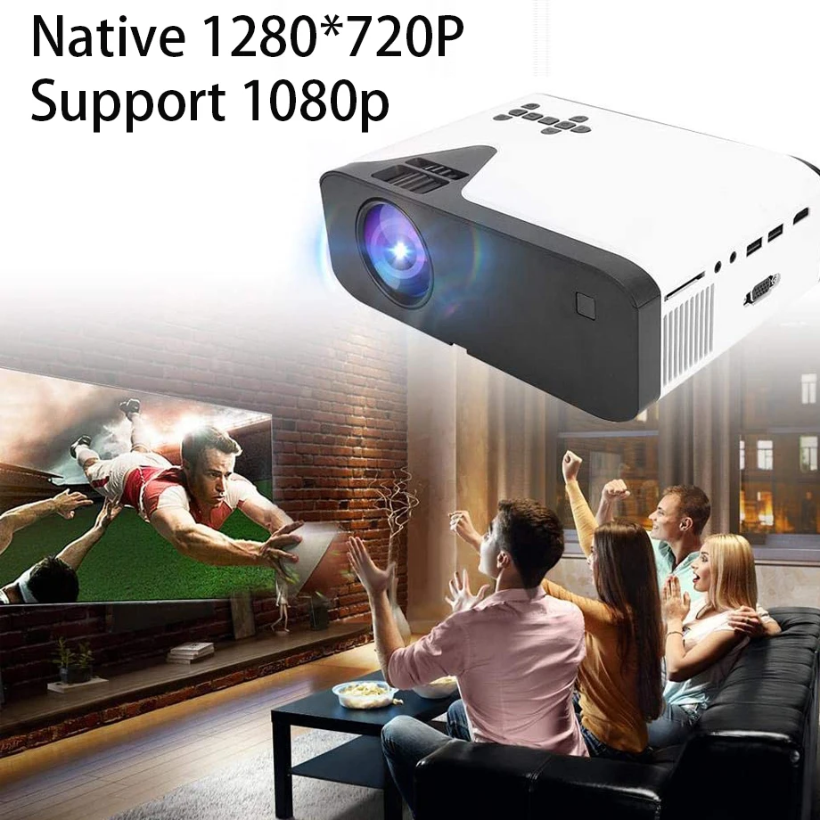 Портативный игровой проектор Smartldea UB20 3000 люмен 1280x720p поддержка 1080p домашний