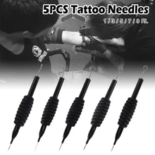 5PCS Tattoo Needles Disposable Tattoo Guns Needles 1RL/3RL/5RL/7RL/9RL with Tubes Combo tattoo needles,disposable,tattoo,tattoo.