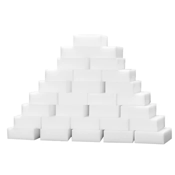 

100pcs/lot 100*60*20 MM Magic Sponge Eraser Kitchen Office Bathroom Clean Accessory/Dish Cleaning Melamine Sponge Wholesale