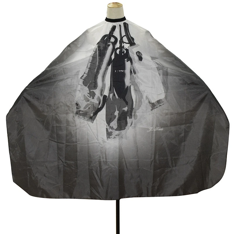 ABVP Парикмахерская Стрижка мантия дышащая Парикмахерская Ткань Фартук Полиэстер для укладки волос дизайн поставки салонные халаты накидка