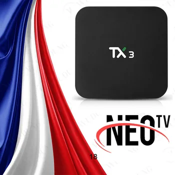 

2020 Android 9.0 Tanix TX3 Smart TV Box 1Year Spanish Italy French Portuguese Neo IPTV Subscription Set Top Box no APP include