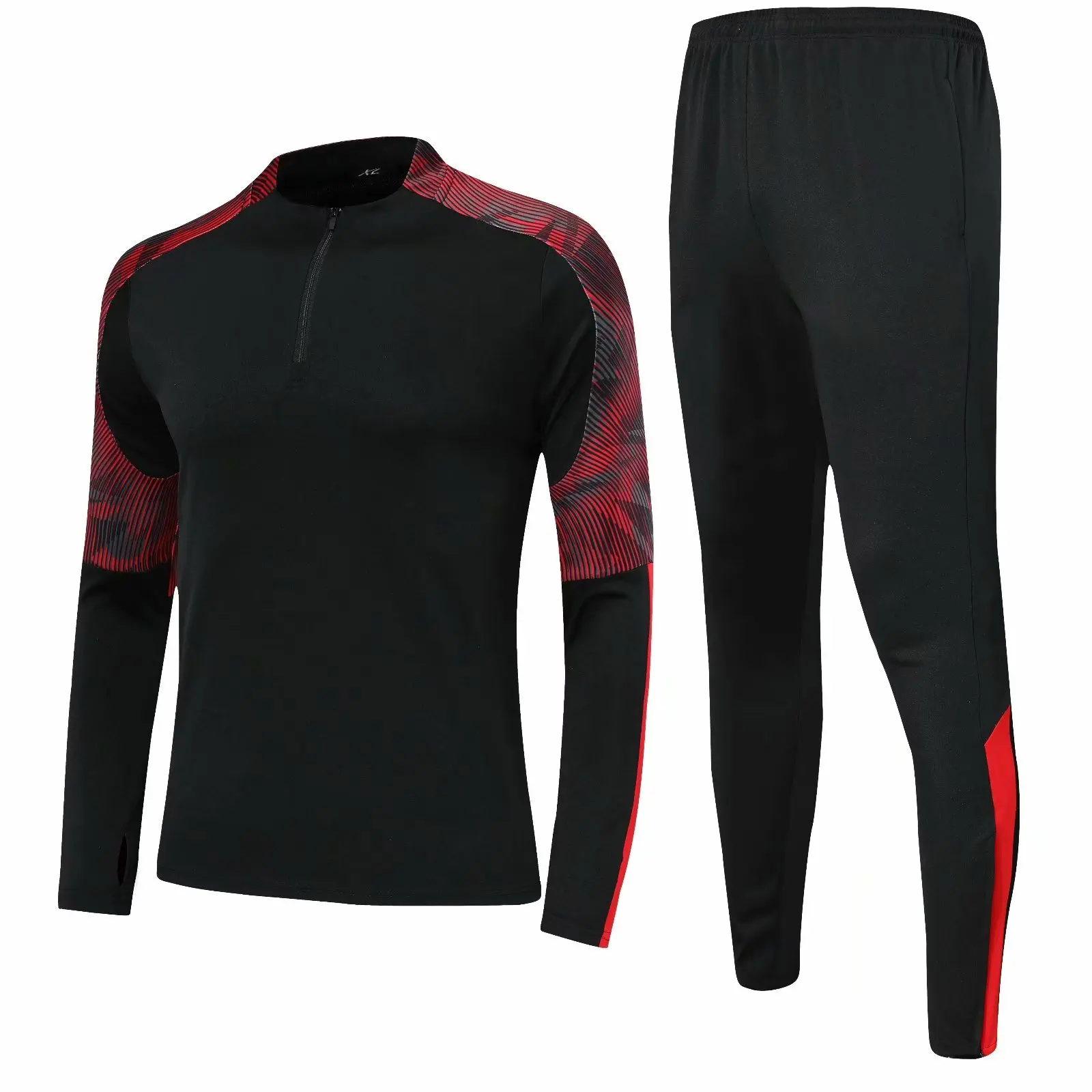 HQ Men Children Gym Suit Soccer Football Jerseys Sport Running Training Fitness Tracksuit Sportswear Long Sleeve Hoodie Sweater sports suit,football training kit