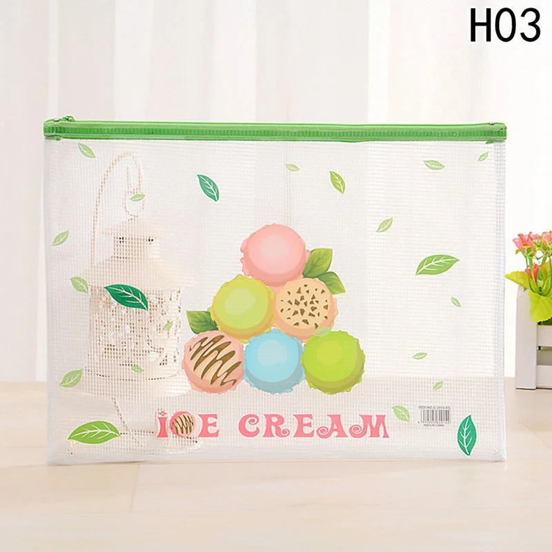 03 Kawaii животных наполнение мешок A5 прозрачный ПВХ Наполнение продукта милый большой пенал для девочек мальчиков школьные канцелярские принадлежности - Цвет: 03