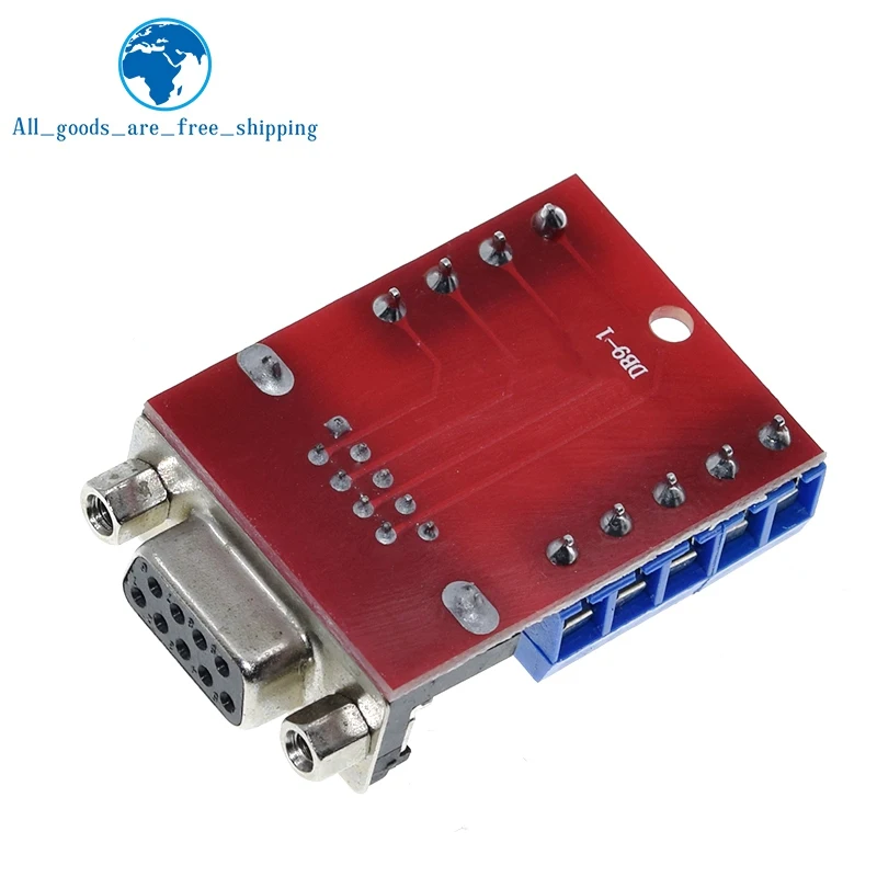 TZT 1/3PCS DB9 Männlich Weiblich Adapter Signale Terminal Modul RS232 Seriell Zu Terminal DB9 Stecker – Detail 9