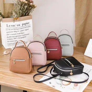 

Forever Young Designer Women Backpack Mini Soft Touch Leather Small Backpack Female Fashion Ladies Bagpack Satchel Shoulder Bag