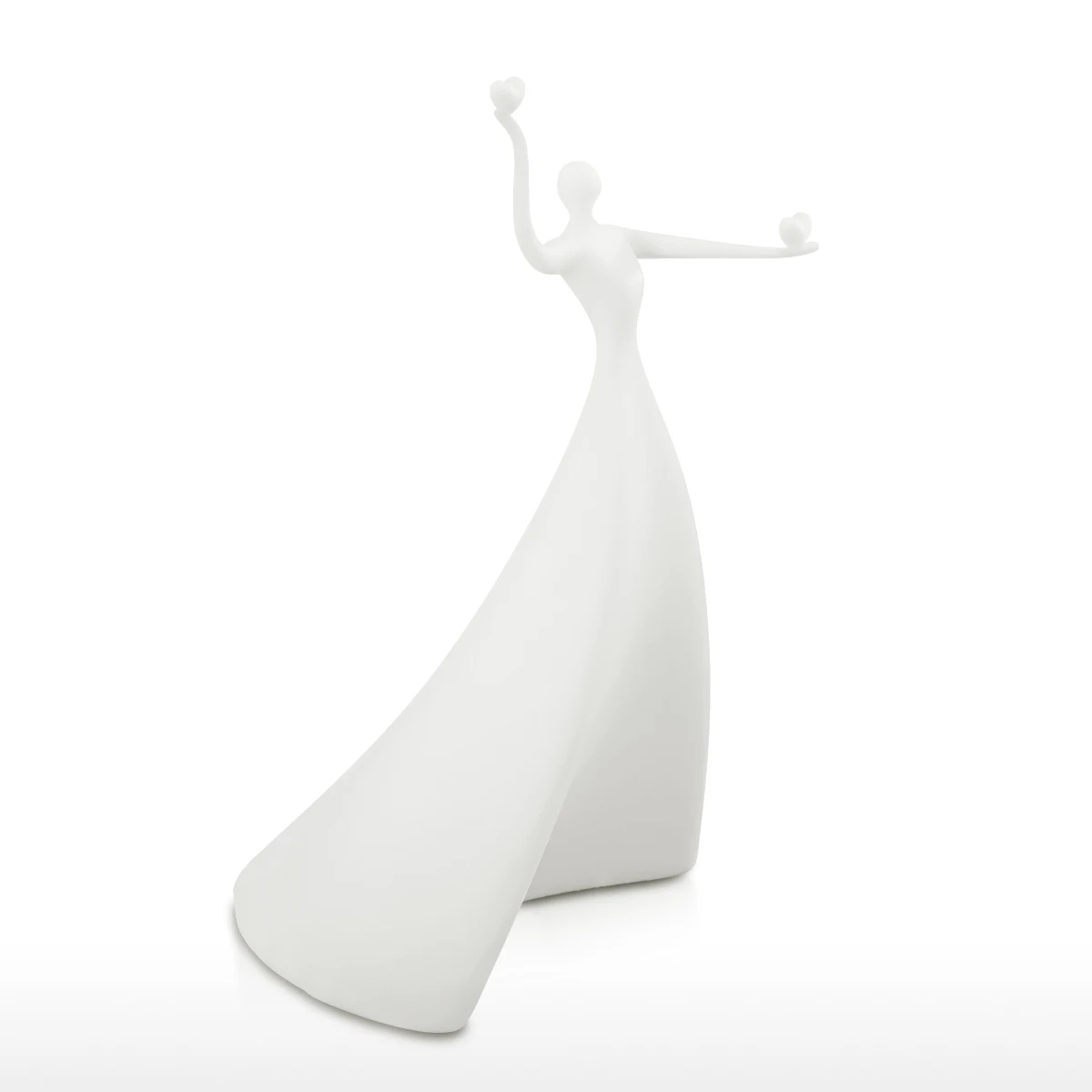 

Hot 3D Printed Heart Photosensitive Resin Sculpture Abstract Modern Sculpture Human Statue Figurine Loving Statue Home Desktop D