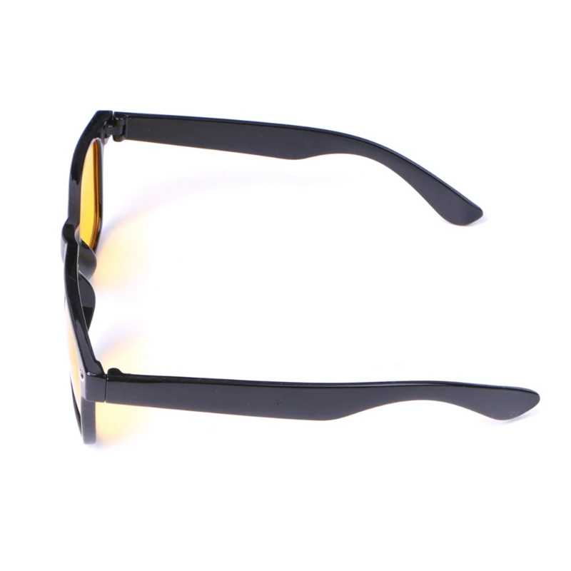 Унисекс Квадратные Желтые линзы акриловые очки ночного видения водительские очки