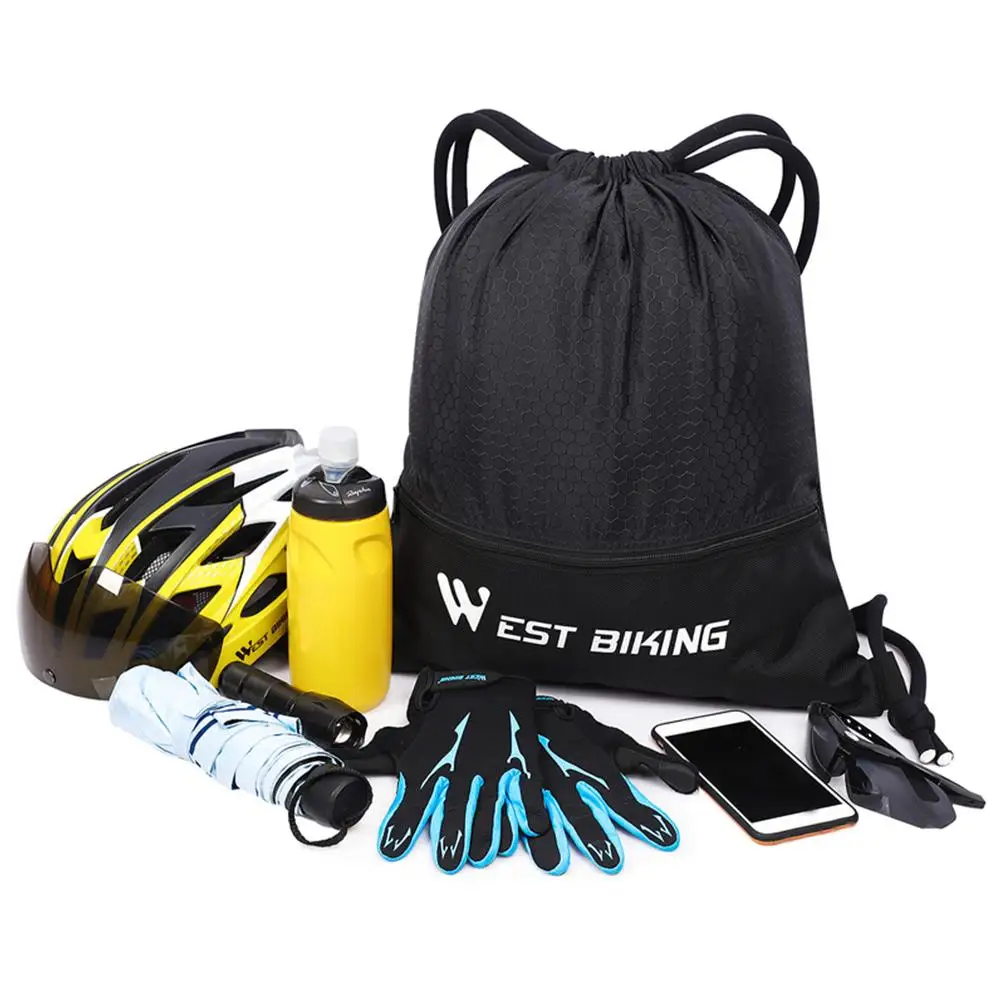 

Drawstring Backpack Bag Women Men Sports Bundle Pocket Large-capacity Waterproof Lightweight Breathable Shoulder Bag For Riding