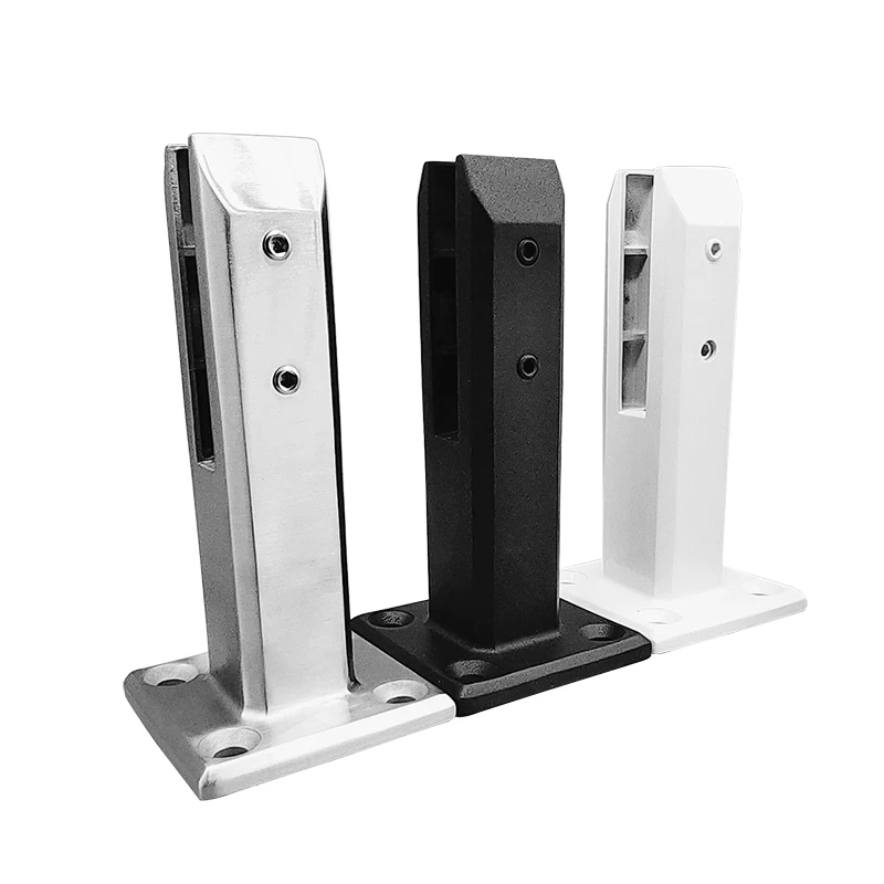 

Stair Balcony Balustrade Handrail Glass Base Clip 160mm 200mm High Stainless Steel Glass Clamp