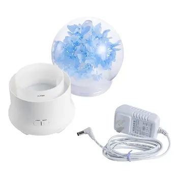 

10ml Mini Portable Air Humidifier Flower Colorful LED Ultrasonic Air Humidifier Home Office Oil Aroma Diffuser Fragrance Machine
