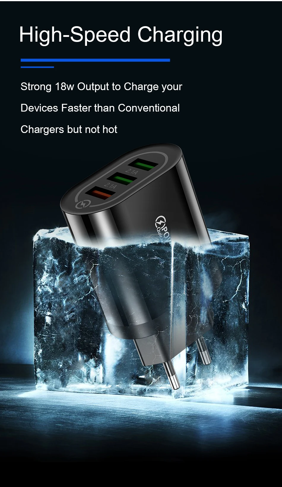 GTWIN USB зарядное устройство Quick Charge 3,0 QC Быстрая настенная зарядка мобильного телефона адаптер для iPhone 7 8 6 Plus X XR XS Max для samsung S10