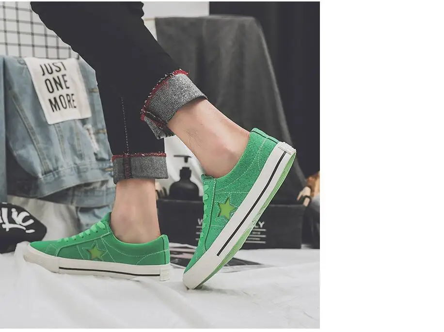 Г. Осенняя парусиновая обувь для пары обувь для отдыха со звездами Женская Студенческая мужская обувь на плоской подошве