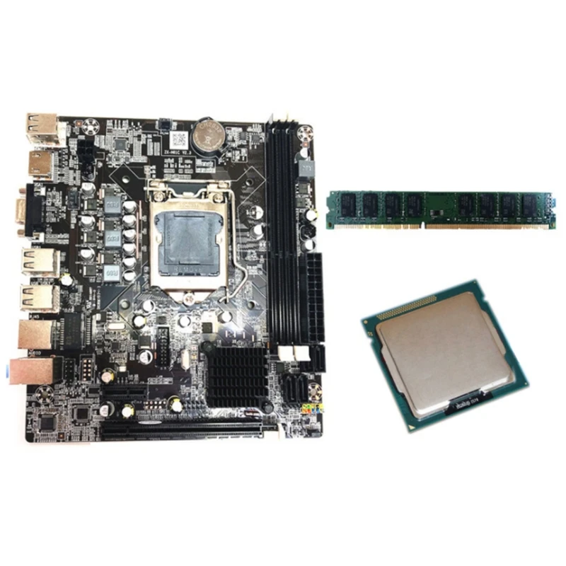 

2024 New H61 Computer Motherboard Suppor LGA1155 I3 2100 CPU Set DDR3 4GB Memory HDMI-VGA