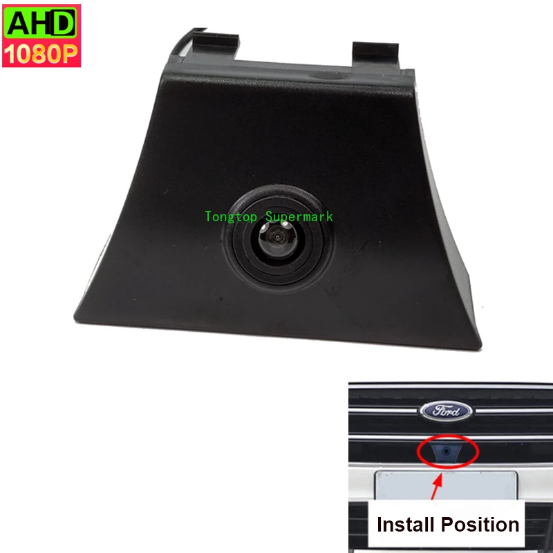 

1920*1080PAHD Night Vision Car Front View Camera For Ford Kuga 2013 2014 2015 2016 Firm Installation Under Car Logo Waterproof