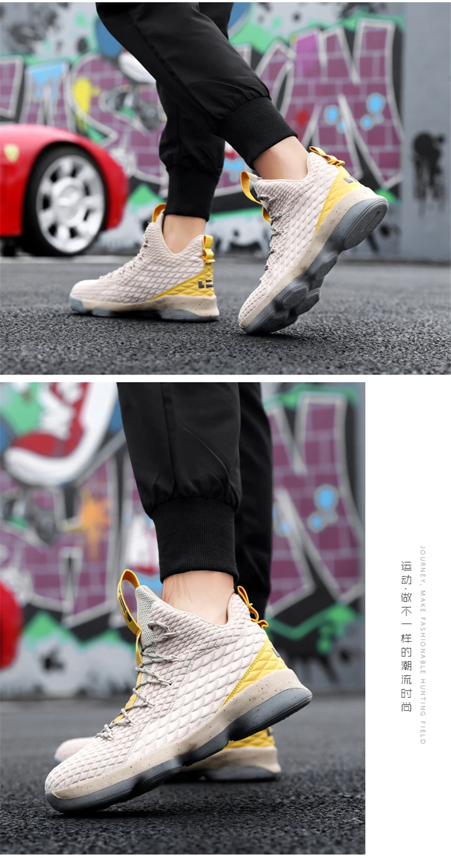 Баскетбольные кроссовки Lebron 15 James с высоким берцем, амортизирующие дышащие спортивные мужские кроссовки