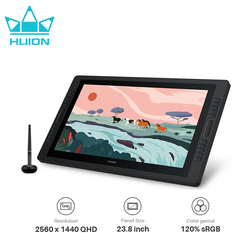 Huion Kamvas pro 24 液晶ペンタブレット　液タブ　 本体 Kamvas Pro 24
