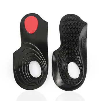 

1 Pair Unisex Plantar Fasciitis Valgus Flat Foot Arch Support Half Shoe Pad Orthopedic Insoles Memory Correction Arch Heel Pad