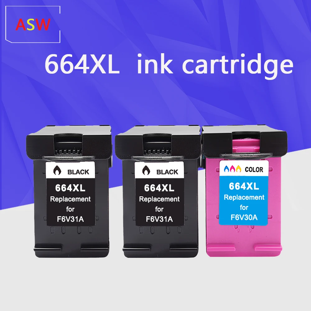 664XL совместимые чернильные картриджи для HP 664 струйного принтера Deskjet 1115 1118 2135 2136