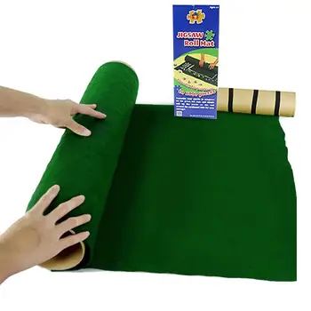 

HOT Roll Mat For Storage 500/1000 Pieces Jigsaw Puzzle Blanket Random Color Space-saving Puzzles Assemble Felt Board Game