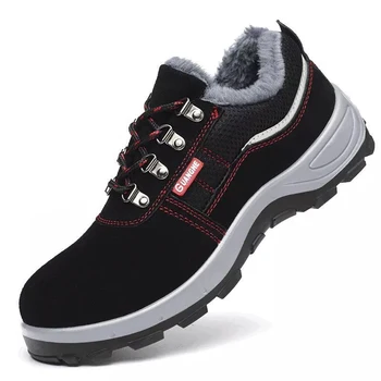 

New Work boots Indestructible Ryder Shoes Men Steel Toe Safety Boots Puncture-Proof Breathable Shoes Outdoor Sneakers Plus Size