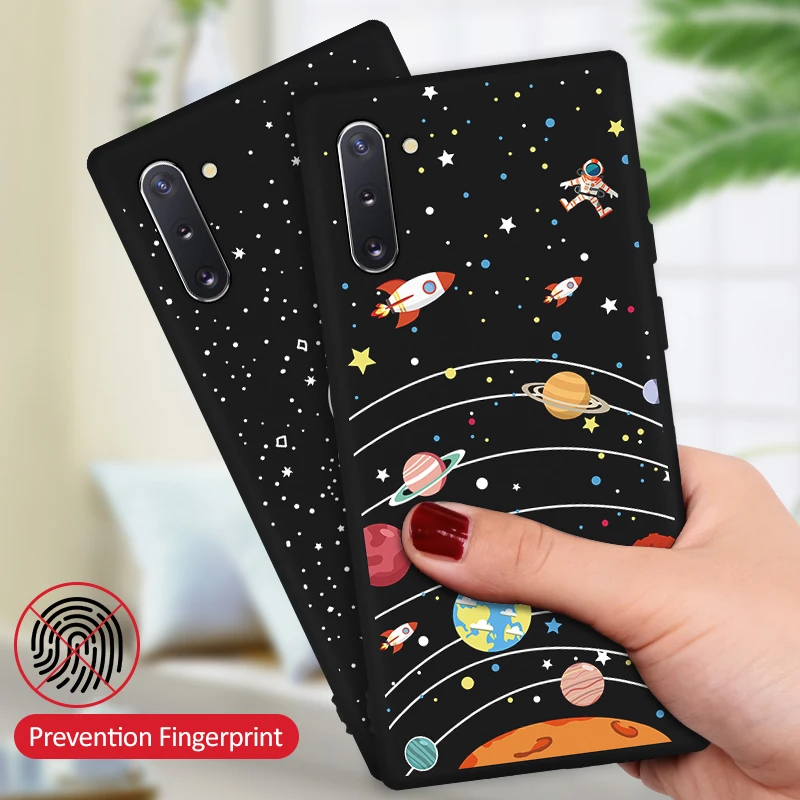 

Soft TPU Matte Silicone Case Fundas Cover For Samsung Galaxy Note 10 Plus Pro 10Plus Back Coque For Galaxy Note 10+ Phone Case
