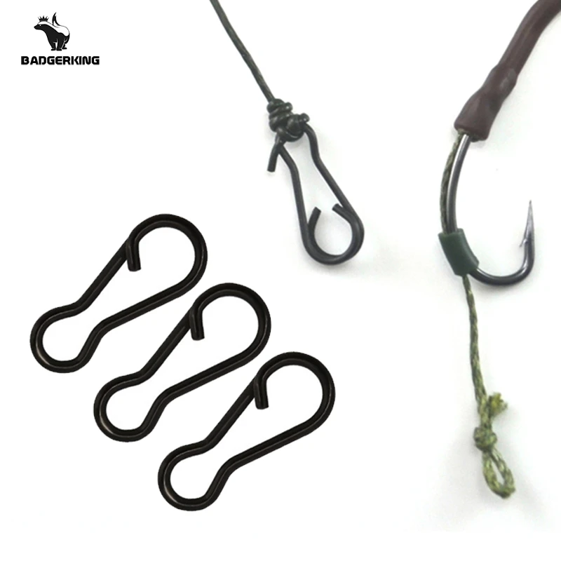 100 шт./лот латунные рыболовные Вертлюги для ловли карпа набор рыболовных снастей