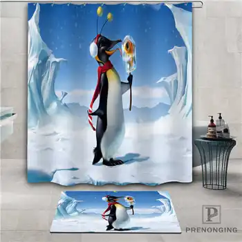 

Custom penguin-iceberg (1) Waterproof Shower Curtain Doormat Home Bath Bathroom Polyester Fabric Multi Sizes#2019-1-05-8