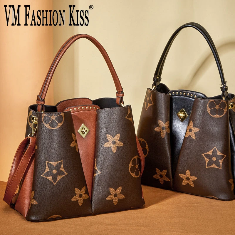 

VM FASHION KISS Classic Women Handbag Single Shoulder Louis Print Pattern Designer Crossbody For Famous Brands Messenger Bags