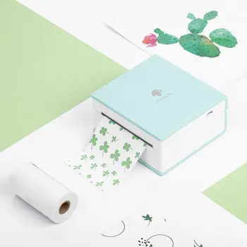 

Phomemo-M02 Mini Portable Bluetooth Thermal Printer Pocket Sticker Receipt Printer Compatible with iOS + Android for Work,Study