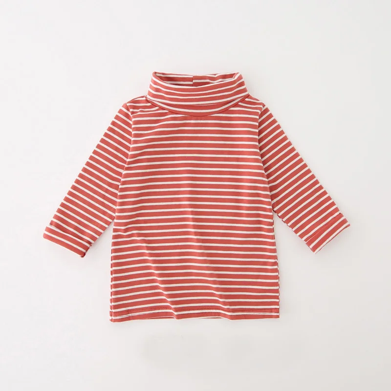 Осенняя футболка для девочек; футболка в полоску для дня рождения; повседневная детская футболка унисекс с длинными рукавами; одежда для малышей