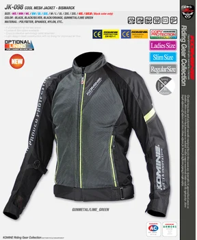 

Wholesale knight jackets for KOMINE JK-098 jacket mesh motorcycle racing spring and summer windproof breathable riding jackets
