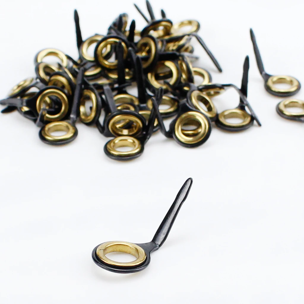 40 Pcs Single Leg Fishing Rod Ring Eye Guide for Spinning Casting Fly rod