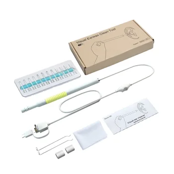 

3 in 1 Multifunctional Ear Cleaner USB Endoscope 5.5mm Visual Ear Spoon Earpick Otoscope Camera 0.3MP Earwax Removal Kit hot Hot