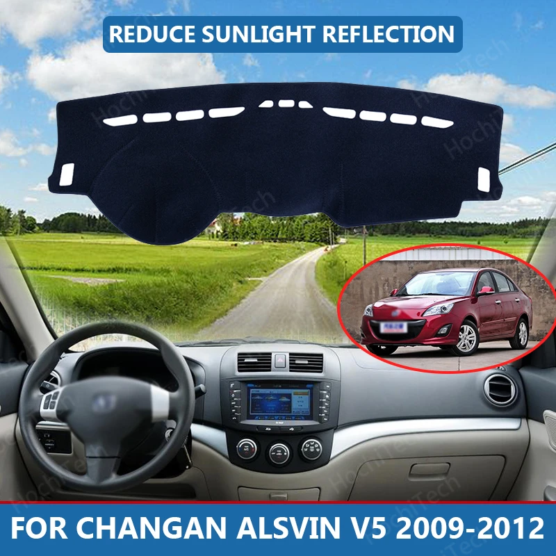 

Накидка на внутреннюю панель автомобиля для Changan Alsvin V5 2009-2012, Солнцезащитный коврик