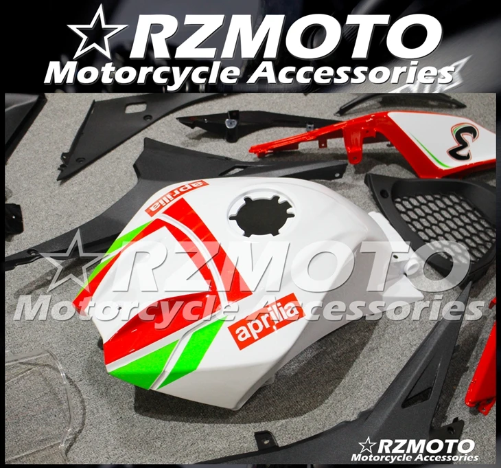 Injection Mold New ABS Full Fairings Kits Fit for Aprilia RS4 50 RS125 2012 2013 12 13 14 15 body set green number 3