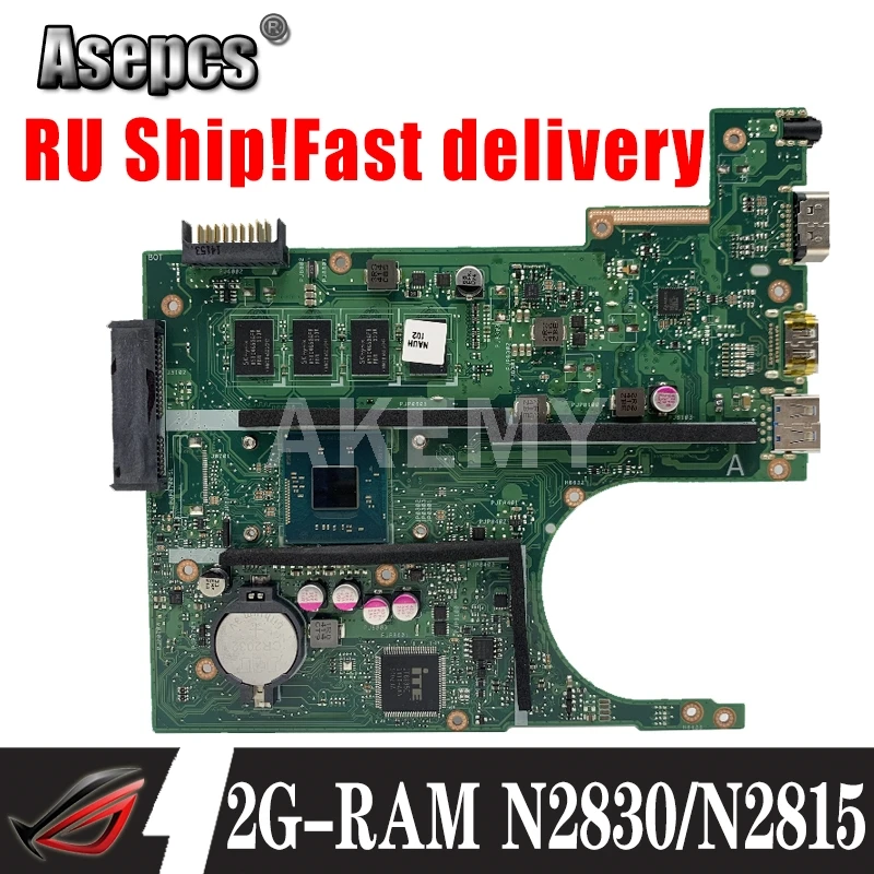 Asepcs X200MA материнская плата для ноутбука For Asus F200M F200MA тестовая оригинальная 2G RAM