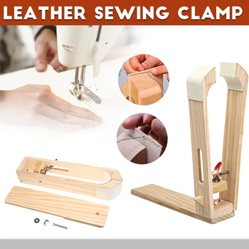 

DIY Leather Craft Lacing Desktop-Tool Leathercraft Leather Stitching Table Desktop Horse Clamp Leather Sewing Horse Clamp