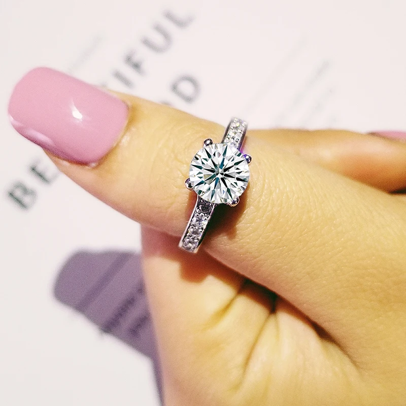 Оригинальные однотонные серебряные кольца из настоящего 925 пробы для женщин, высококачественные кольца для женщин, обручальные кольца anel aneis R743S