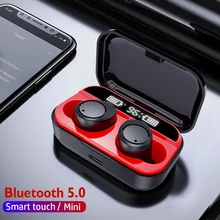 Arlado X5 Bluetooth V5.0 наушники стерео Спортивные С светодиодный дисплей беспроводные наушники