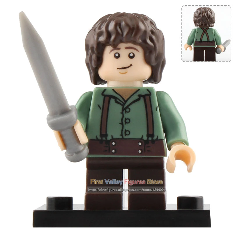 

DR.TONG 20PCS Lord of the Rings Action Figure Gandalf Frodo Sam Building Blocks Bricks Gift Toys for Children PG8160