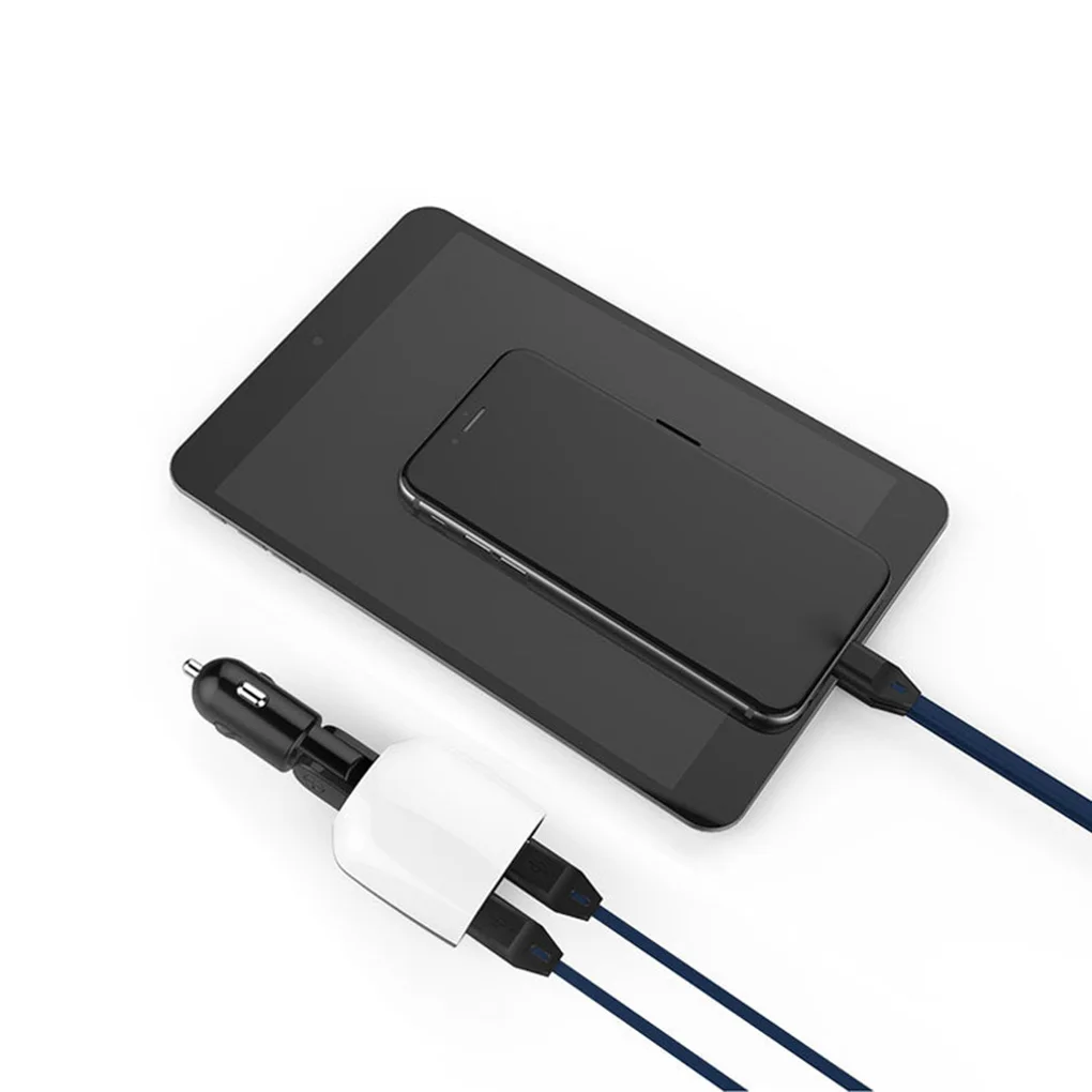Двойной USB порт автомобильное быстрое портативное зарядное устройство прикуриватель 3.4A 5V адаптер Светодиодный дисплей для зарядки тока